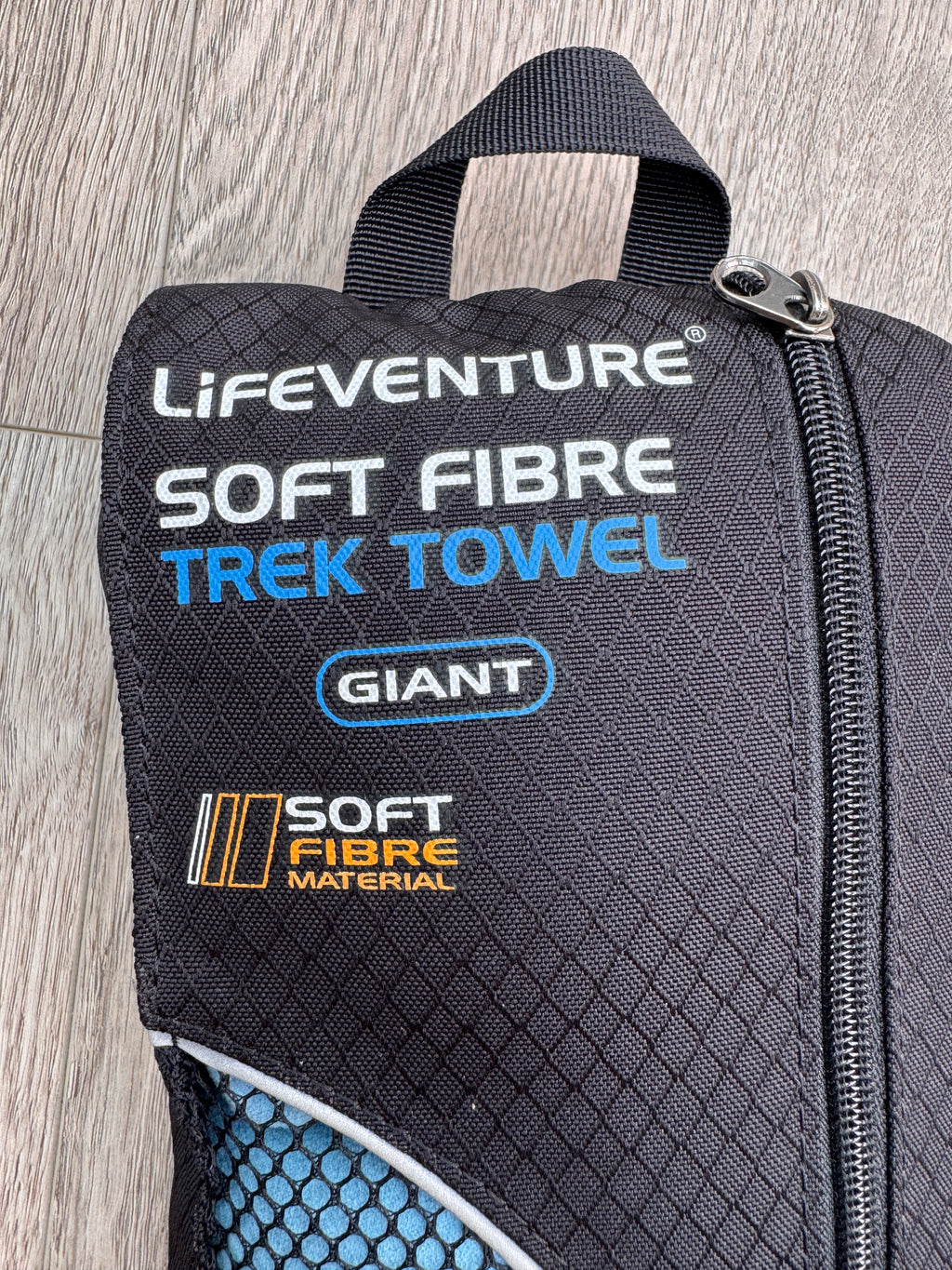 Lifeventure SoftFibre Giant Trek Towel Blue Quick Dry Travel Camping 150x90cm