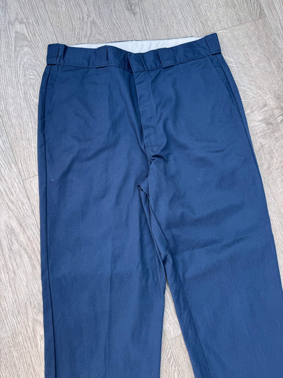 Dickies Mens Navy Work Trousers W34 L32 Straight Leg Chino Workwear Skate