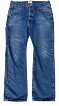 Levis 501 Mens Jeans W36 L32 Blue Denim Straight Leg Button Fly Regular Fit