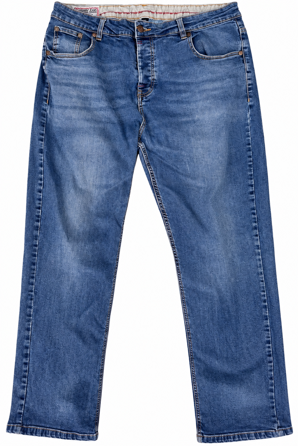 Joe Browns Mens Straight Leg Jeans W36 L28 Blue Denim Stretch Faded