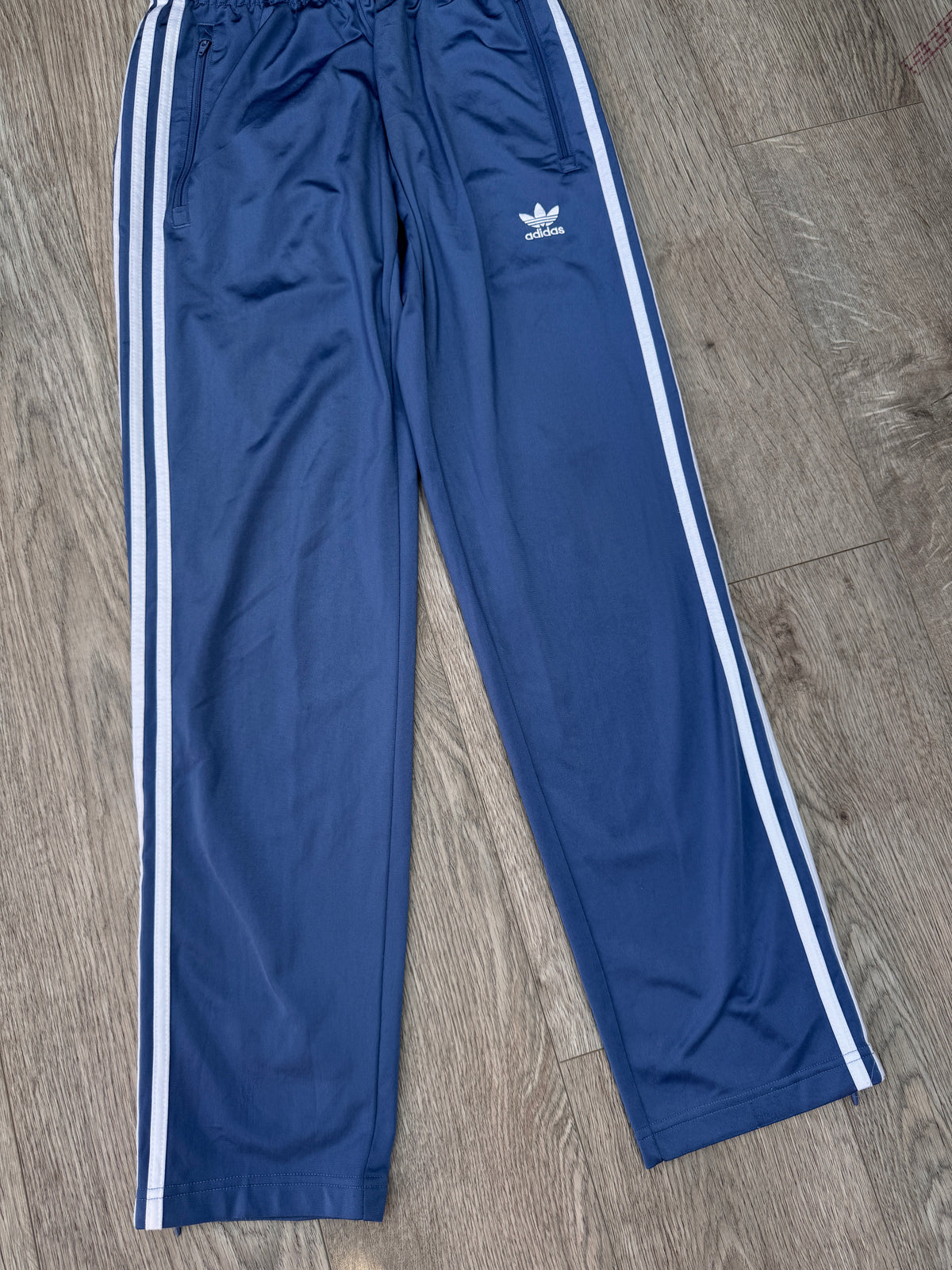 Adidas Originals Primeblue Track Pants Mens Small Blue 3 Stripe Trefoil Joggers