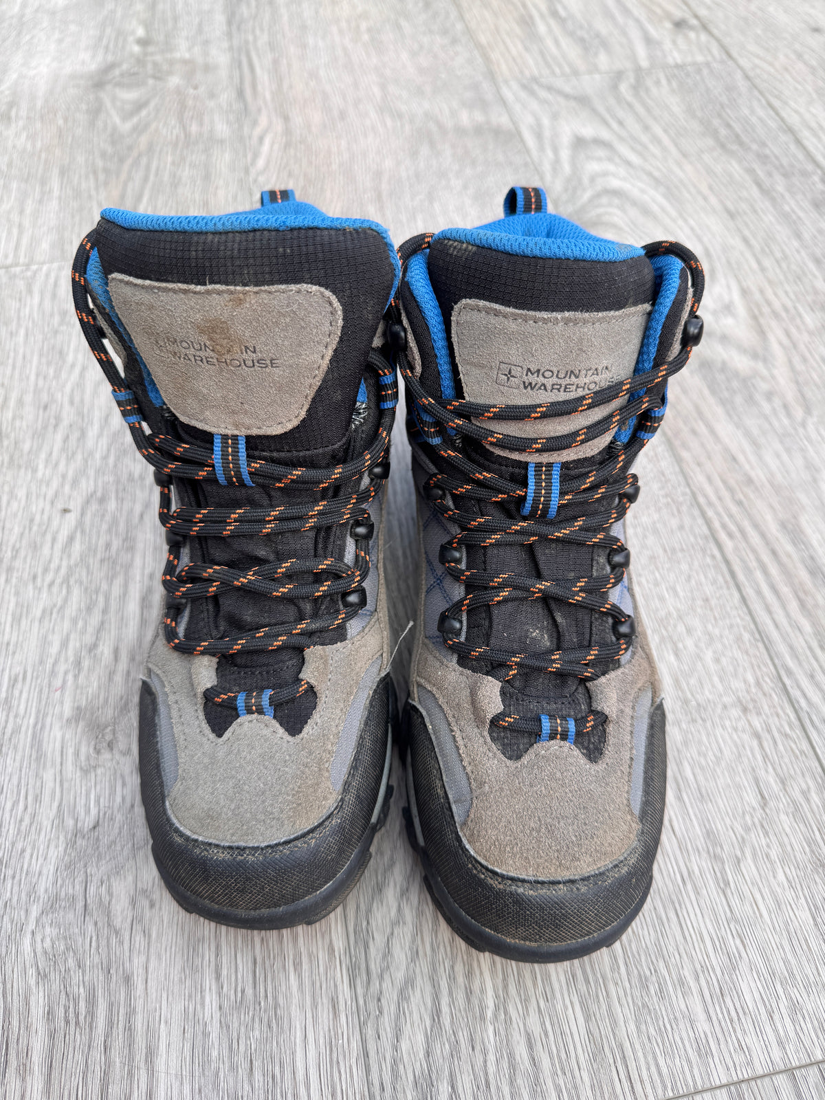 Mountain Warehouse Womens Hiking Boots UK 3 Waterproof Walking Trail Grey