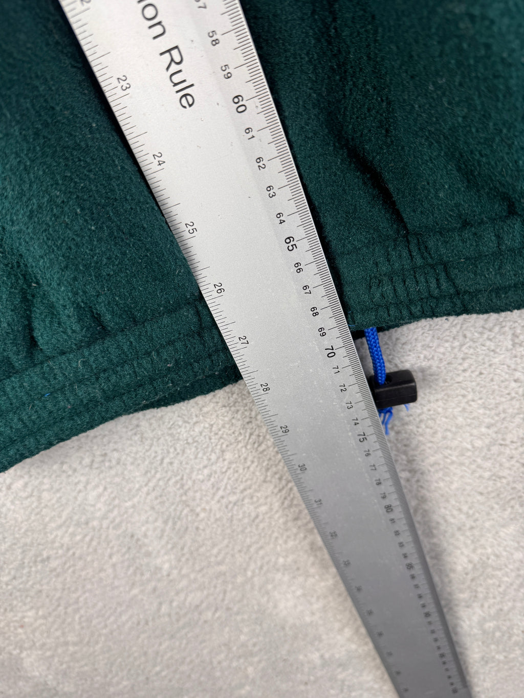 Vintage 90s Flyer Italy Mens Medium Fleece Jacket Green Blue Aconcagua 97 Retro