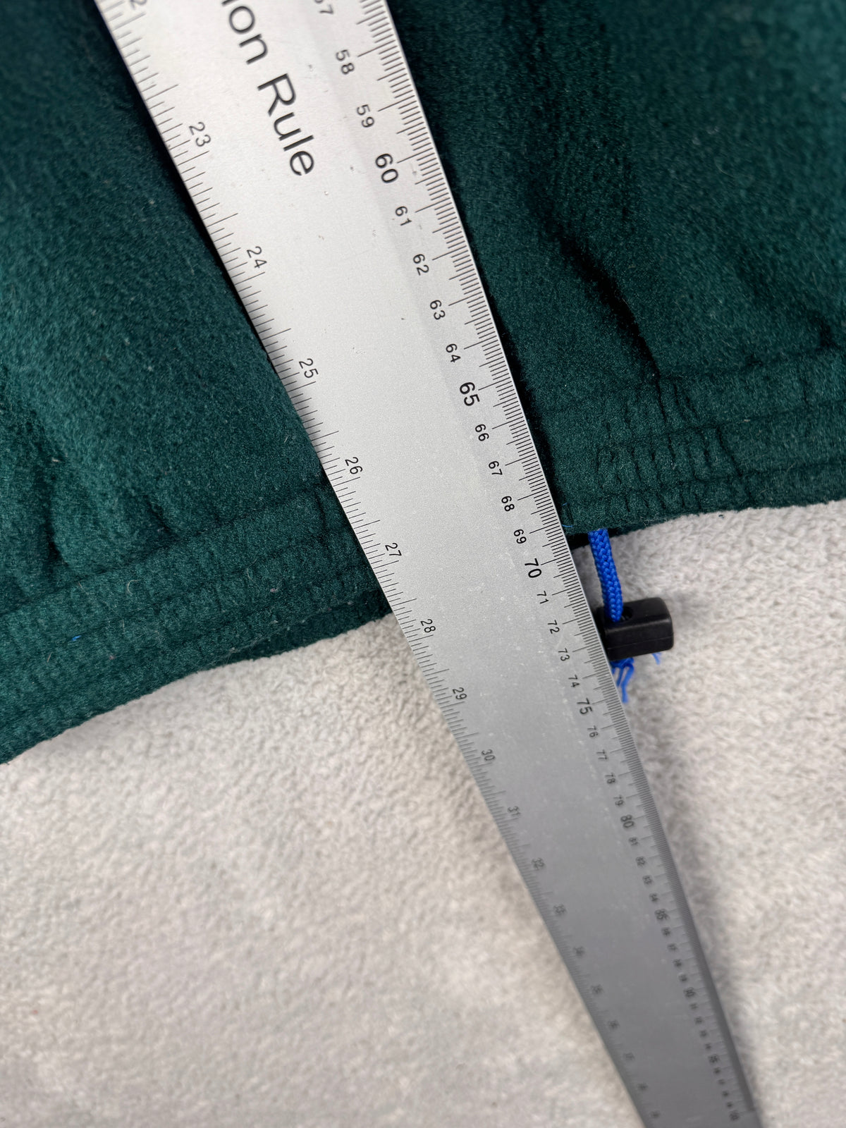 Vintage 90s Flyer Italy Mens Medium Fleece Jacket Green Blue Aconcagua 97 Retro