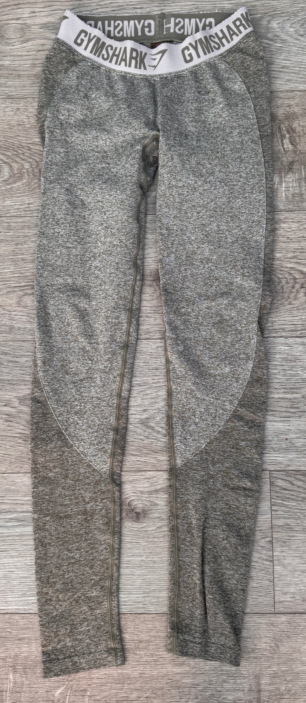 Gymshark Womens Small Leggings Grey Marl High Waist Gym