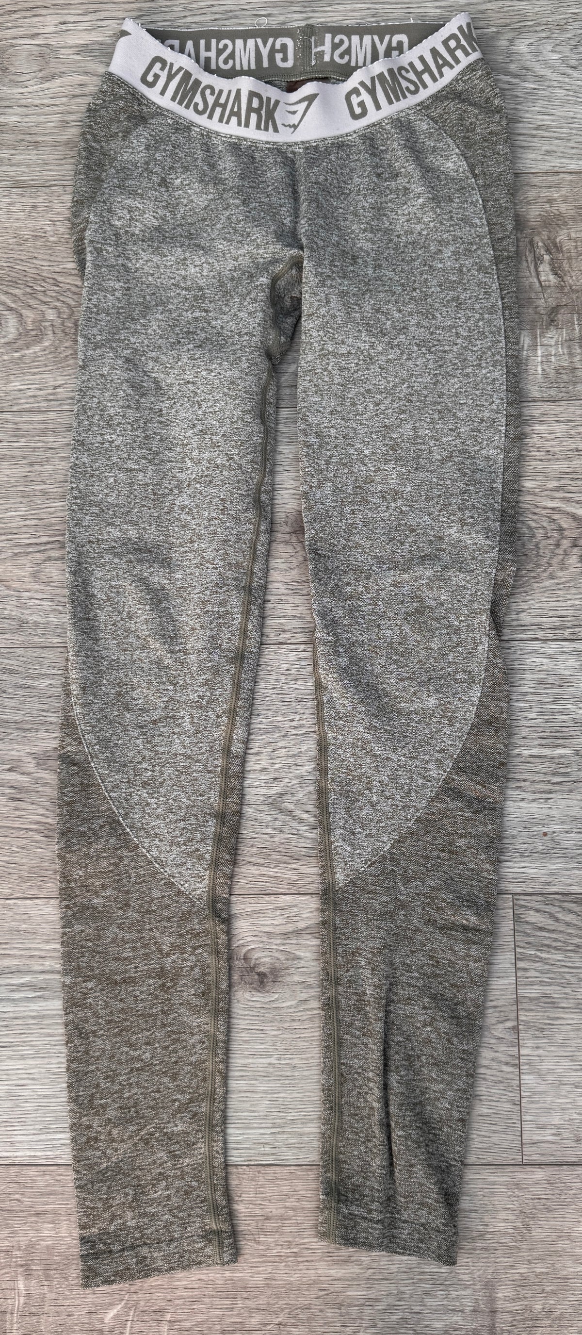 Gymshark Womens Small Leggings Grey Marl High Waist Gym