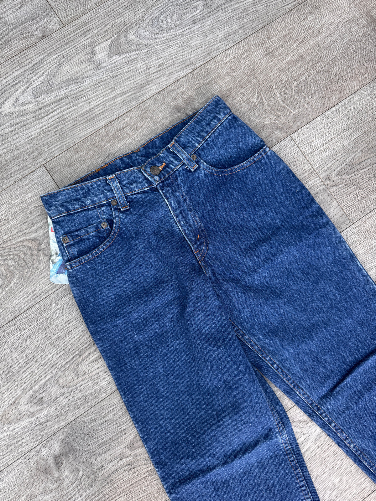 Vintage Levi’s 502-03 Jeans W28 L34 Made France Deadstock NOS Tags 80s