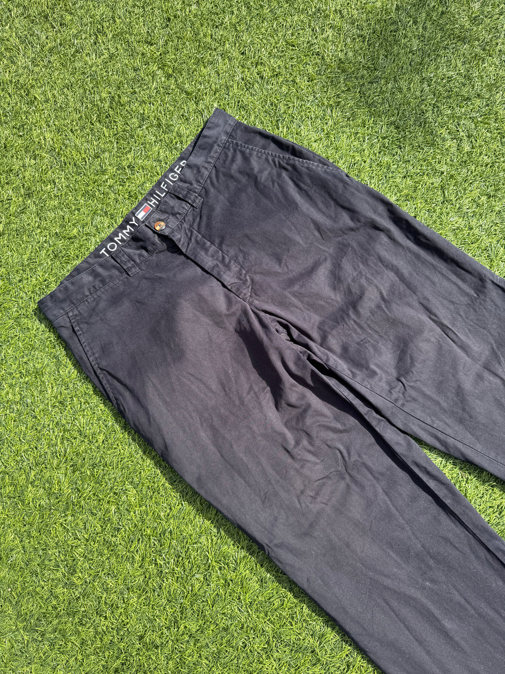 Tommy Hilfiger Mens Chino Trousers W31 L32 Navy Blue Straight Leg