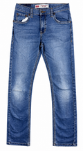 Levis 511 Performance Mens Jeans W28 L30 Blue Slim Fit Stretch Denim Distressed