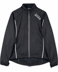 SPEG Mens Cycling Jacket XL Black Full Zip Long Sleeve Windproof