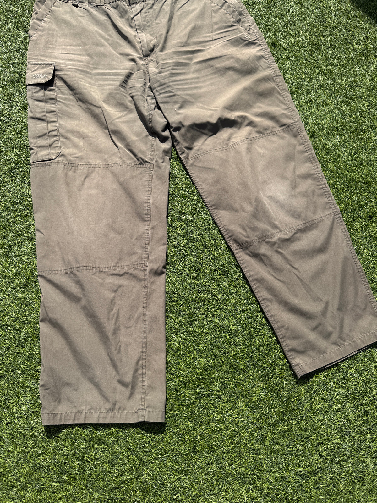Craghoppers Mens Cargo Trousers W38 L30 Khaki Green Walking Hiking