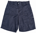 Lee Womens Cargo Shorts Size 6 Black Relaxed Fit Mid Rise W 30