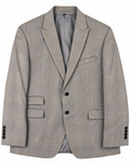 M&S Sartorial Mens Blazer 48R Grey Prince of Wales Check Tailored Suit Jacket
