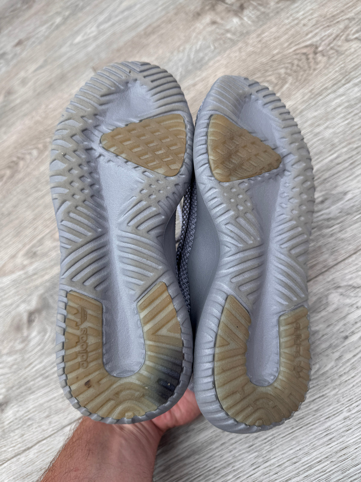Adidas Tubular Shadow Primeknit Trainers Grey Mens Womens UK 5