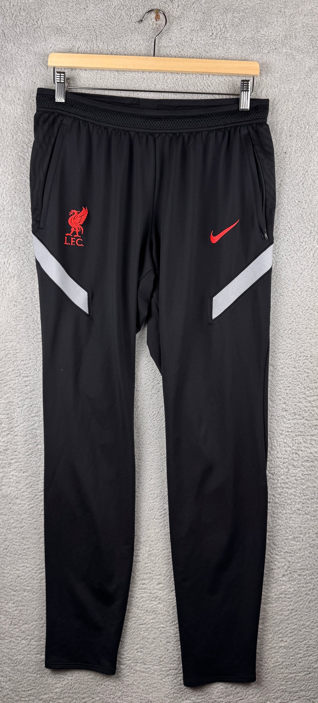 Nike Liverpool FC 20/21 Strike Dri-FIT Training Joggers Black Mens Large
