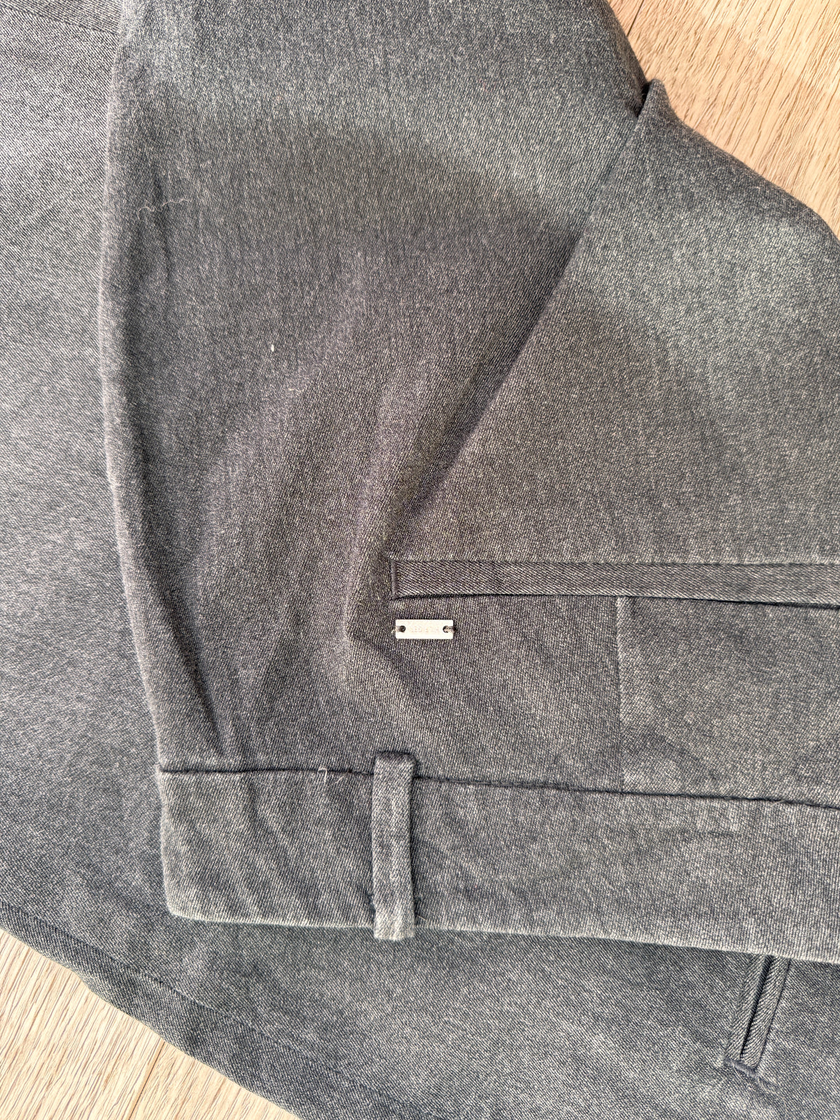 Tommy Hilfiger Madison Womens Trousers Size 6 Grey Stretch Straight Leg