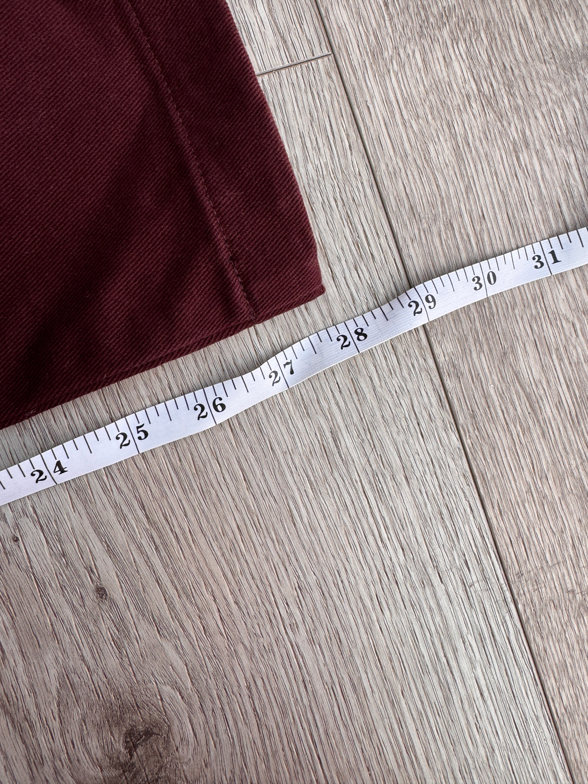 Spoke Winter Heroes Mens Burgundy Chino Trousers W32 L28 Build B Straight Leg