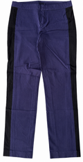 Tommy Hilfiger Womens Trousers Size 4 Navy Blue Black Stripe W 30 L 28