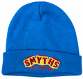 Smyths Toys Superstores Beanie Hat Blue Embroidered Logo Staff Workwear