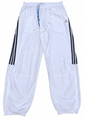 Adidas Mens Track Pants W36 White 3 Stripe Retro Vintage Style