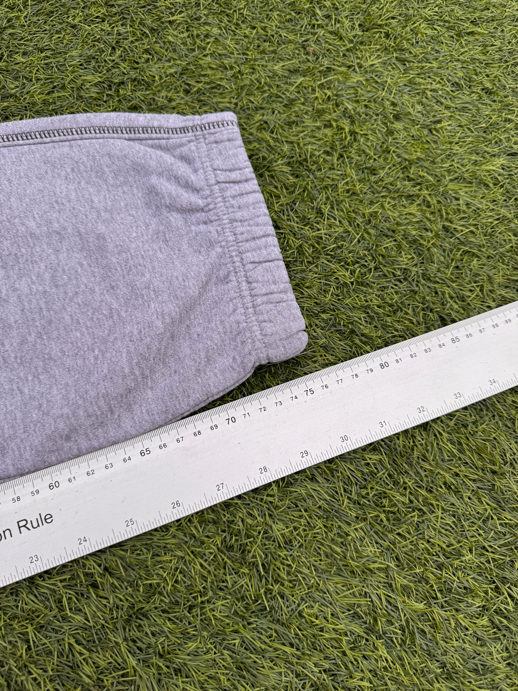 Vintage Nike Joggers Mens Small Grey Green Swoosh Sweatpants Cuffed Y2K