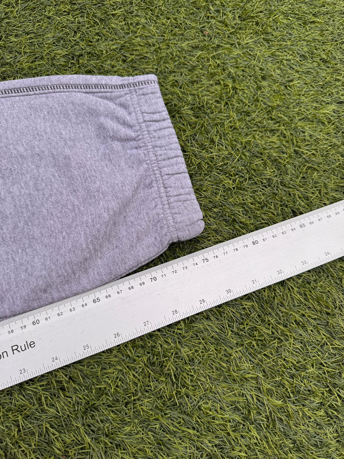 Vintage Nike Joggers Mens Small Grey Green Swoosh Sweatpants Cuffed Y2K