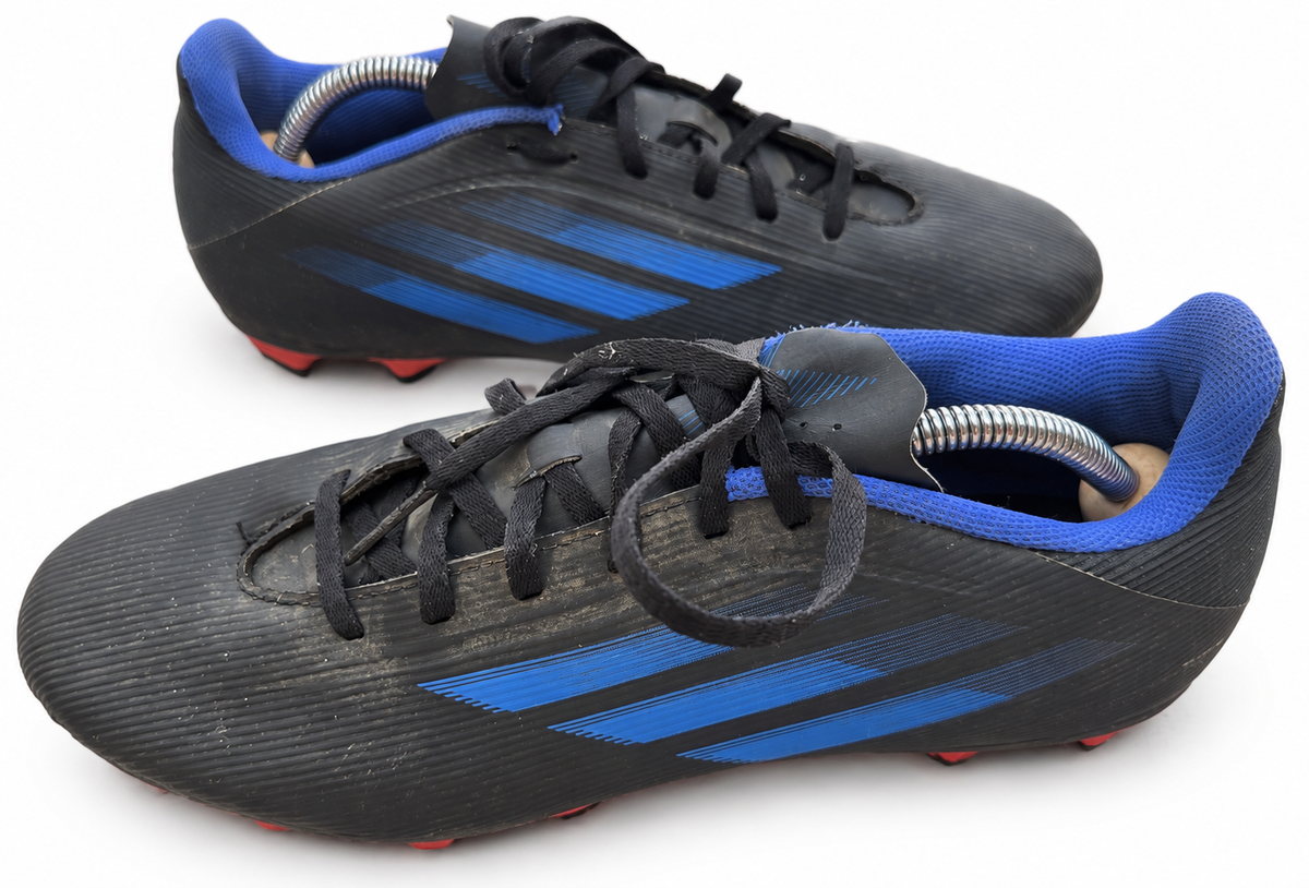 Adidas X Speedflow.4 FXG Football Boots Mens UK 10.5 Black Blue