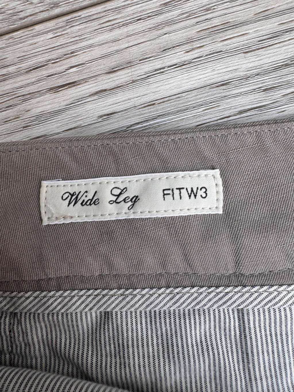 Max Mara Weekend Womens Trousers UK 16 Grey Silk Linen Wide Leg Smart
