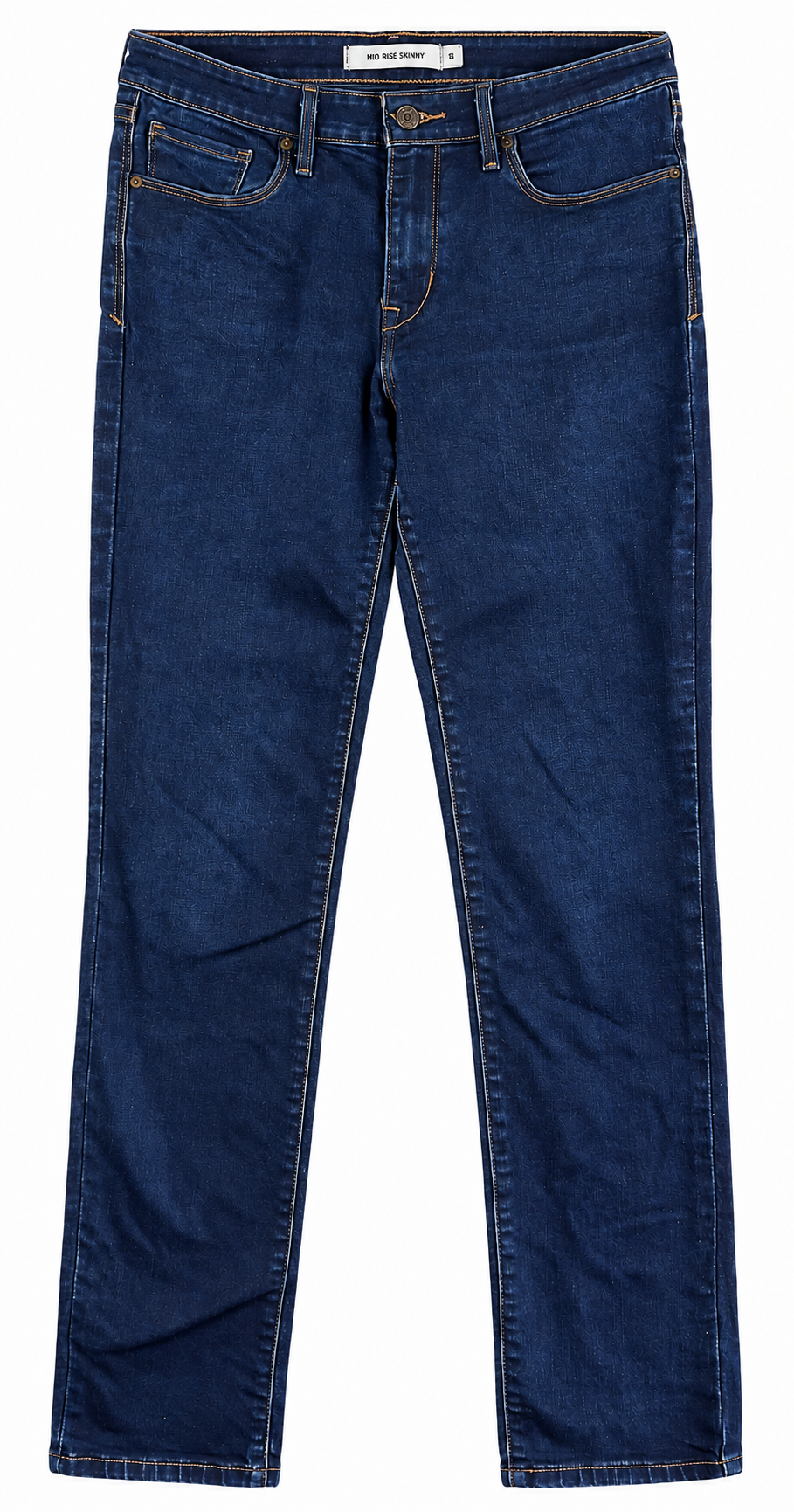 Levis Womens Jeans W29 L34 UK 8L Blue Mid Rise Skinny Stretch Denim