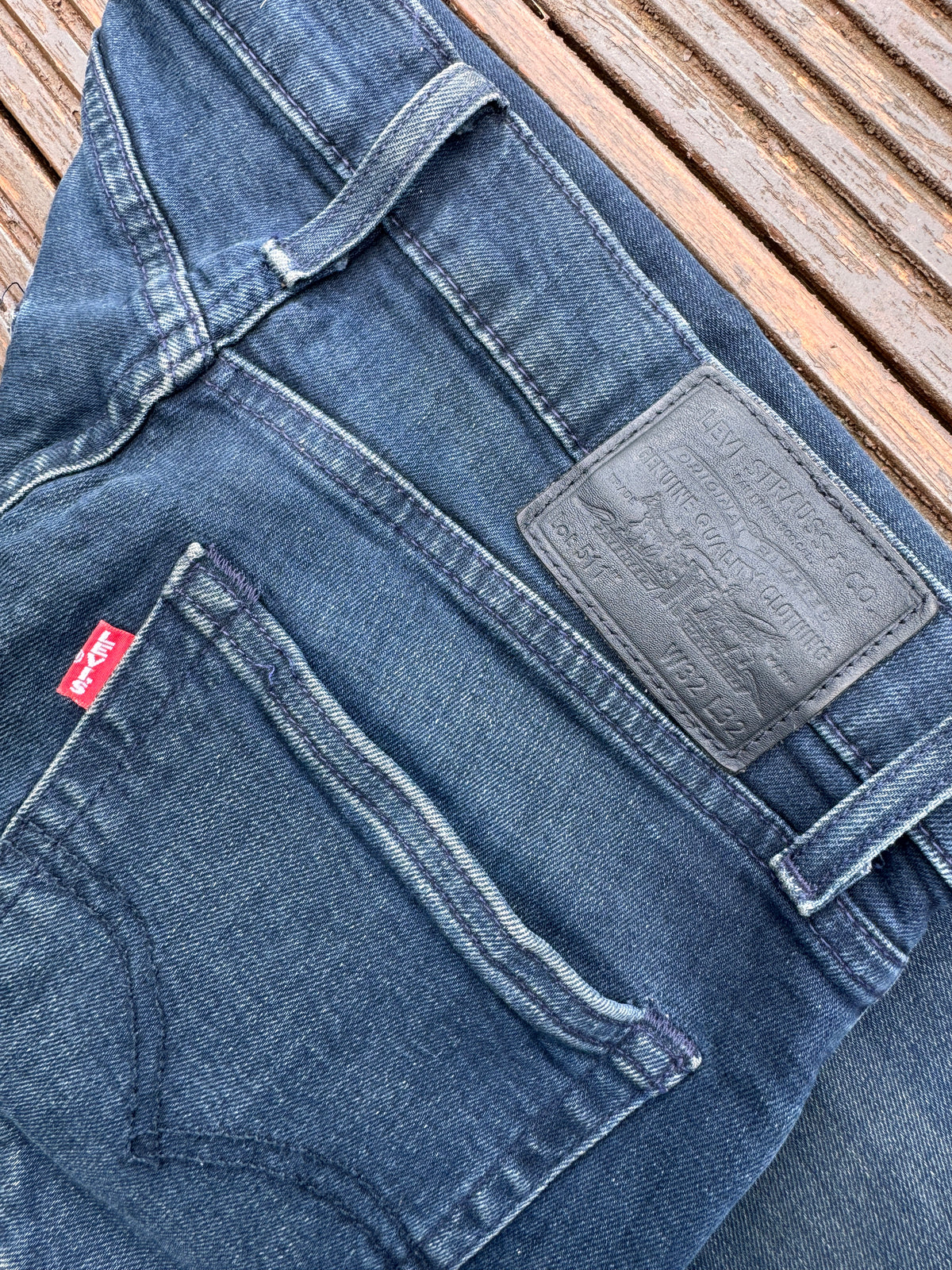 Levis 511 Premium Slim Fit Mens Jeans Blue Denim Stretch W 32 L 32