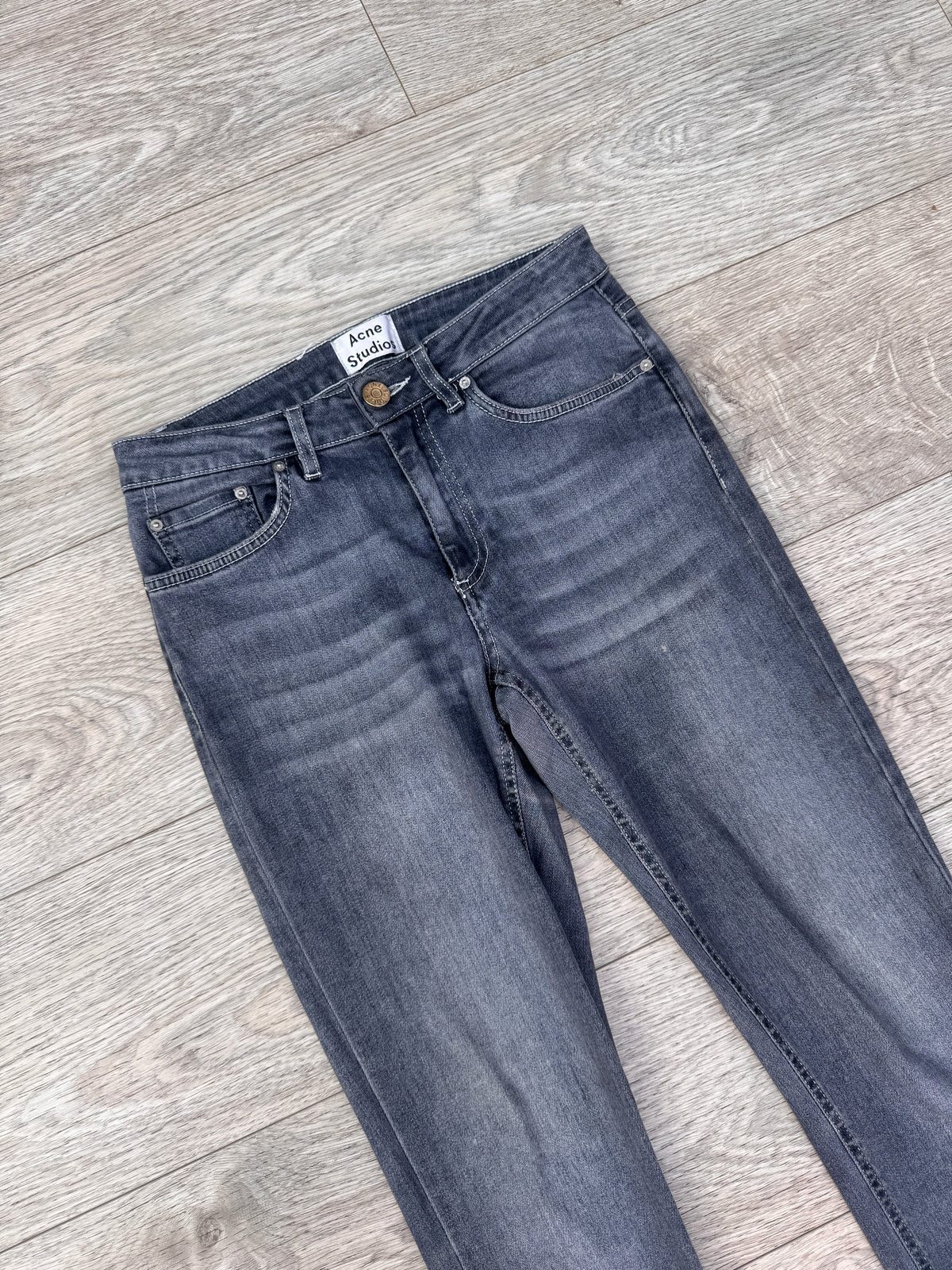 Acne Studios Womens Skin 5 LT Raven Jeans W27 L32 Grey Skinny