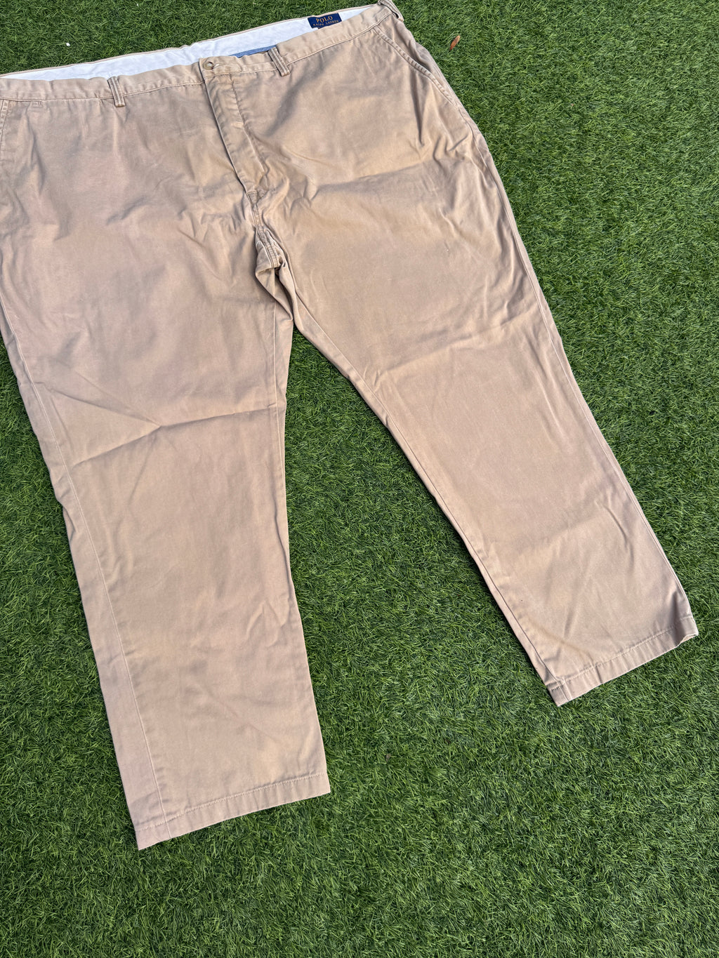 Polo Ralph Lauren Mens Beige Chino Trousers Classic Fit