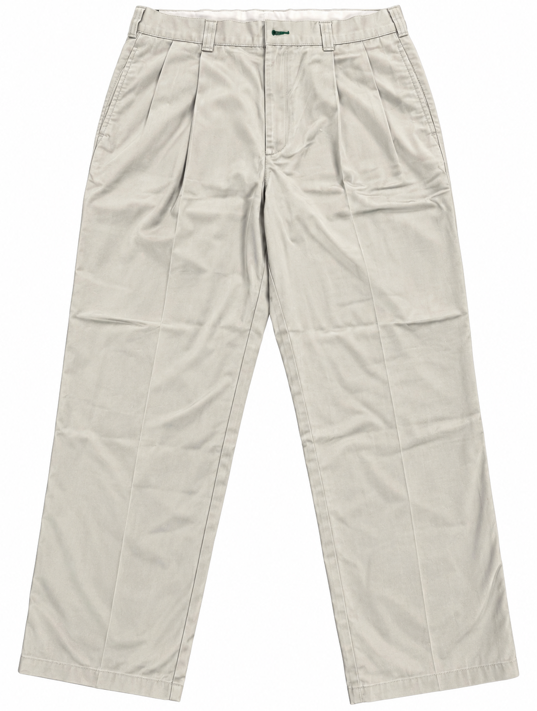 Tommy Hilfiger Mens Chino Trousers W30 L30 Beige Pleated Straight Leg Vintage