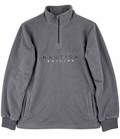 Nautica Sailing Mens Medium Grey Quarter Zip Fleece Jumper Pullover