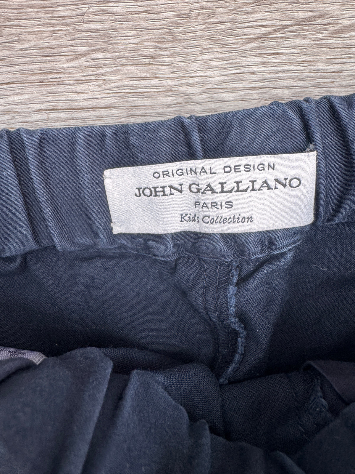 John Galliano Kids Bottoms Age 6 Navy Blue Designer