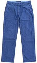 Tommy Hilfiger Mens Chino Trousers W32 L30 Navy Blue Tailored Fit