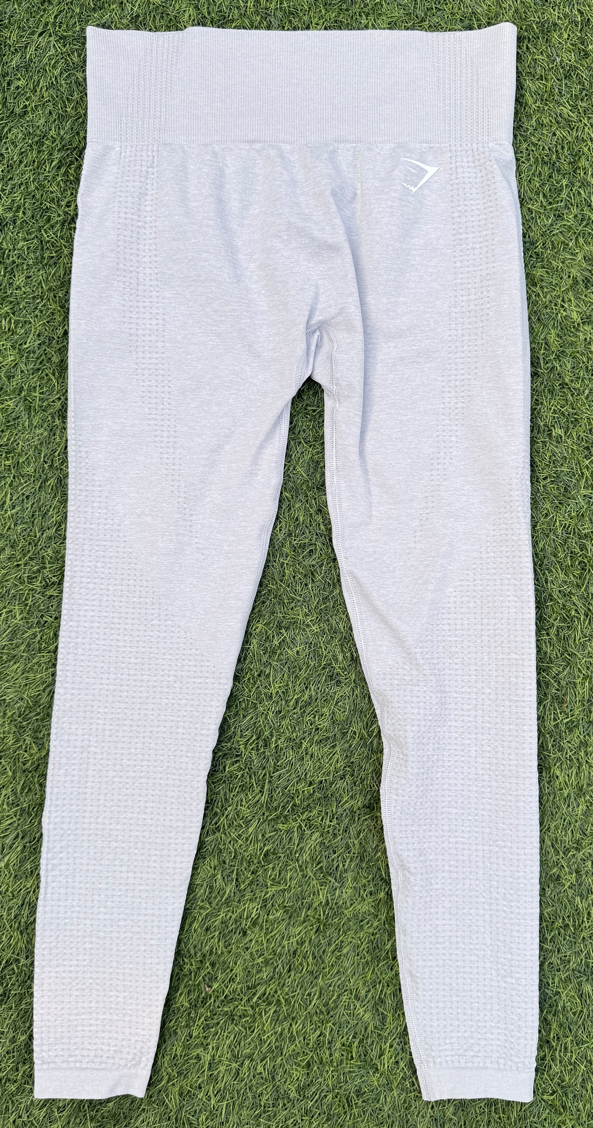 Gymshark Womens Seamless Leggings Size Medium Grey High Waist Gym Workout