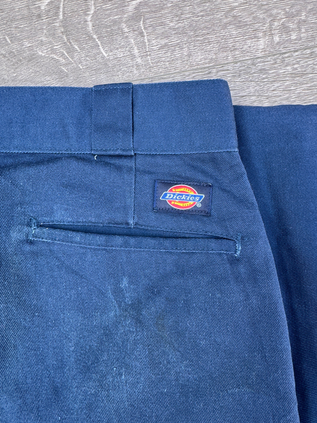 Dickies Mens Navy Work Trousers W34 L32 Straight Leg Chino Workwear Skate