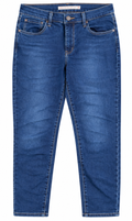 Levis 720 Womens Jeans W31 L 26 High Rise Super Skinny Crop Blue Stretch