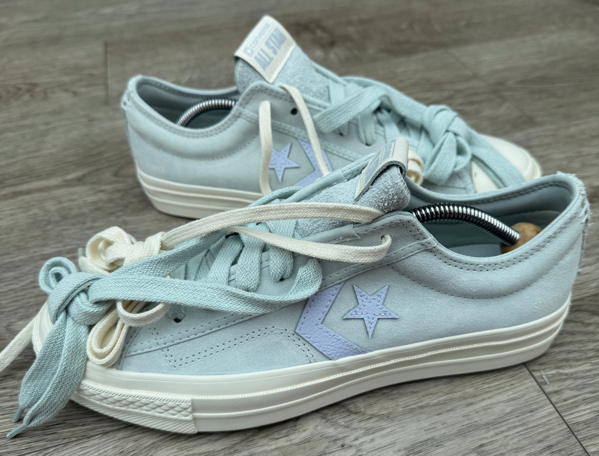 Converse Star Player 76 Trainers Womens UK 8.5 Blue Suede All Star