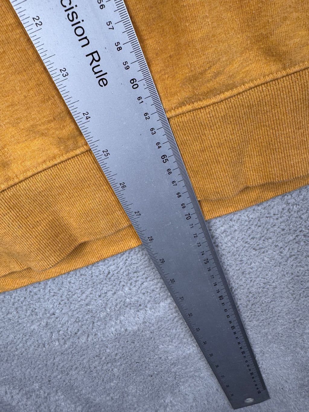 Carhartt Holbrook LT Sweatshirt Mens XL Mustard Yellow Crew Neck Jumper