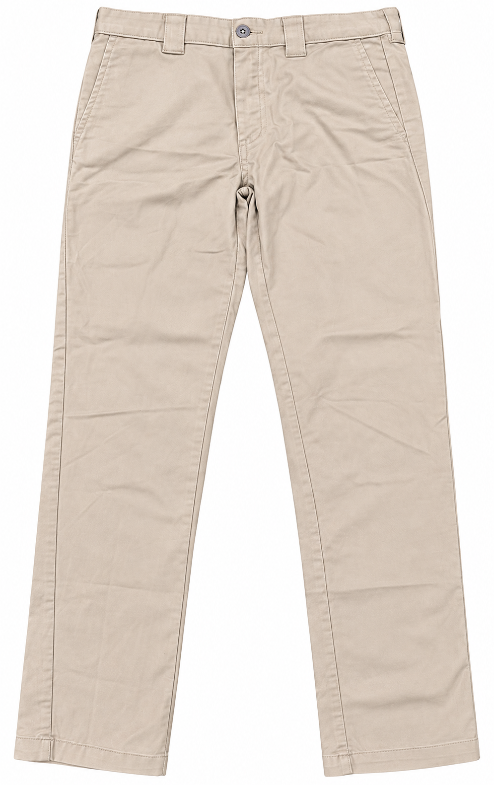 Dickies Womens Beige Chino Trousers Skinny Straight Fit W30 L30
