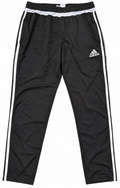 Adidas Clima Mens Track Pants Size Large Black White 3 Stripe Tracksuit Bottoms