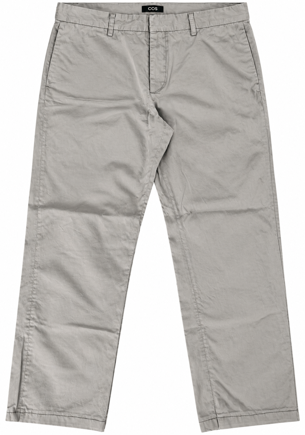COS Mens Chino Trousers Size W36 L28 Beige Stone Straight Leg Smart