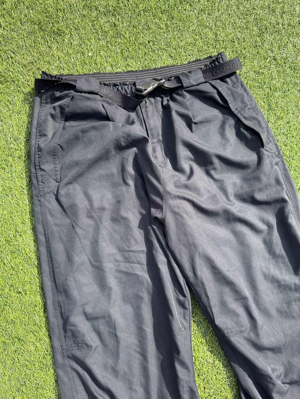 Sunderland of Scotland Golf Trousers Mens XL Black Waterproof Outdoor W36 L30