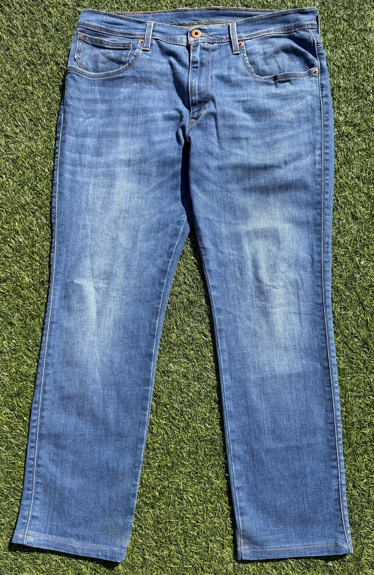 Levis 511 Slim Fit Jeans Mens W36 L32 Blue Denim Stretch