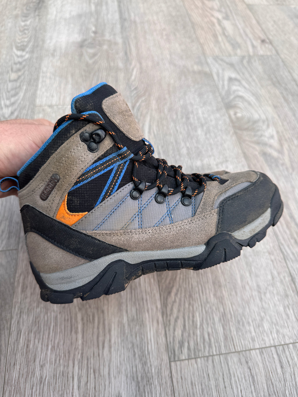 Mountain Warehouse Womens Hiking Boots UK 3 Waterproof Walking Trail Grey