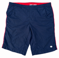 Vintage Nike Swim Shorts Mens XL Navy Red Spellout Logo 90s Y2K