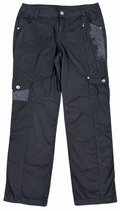 Style & Co Petite Womens Cargo Trousers 6P Black Utility