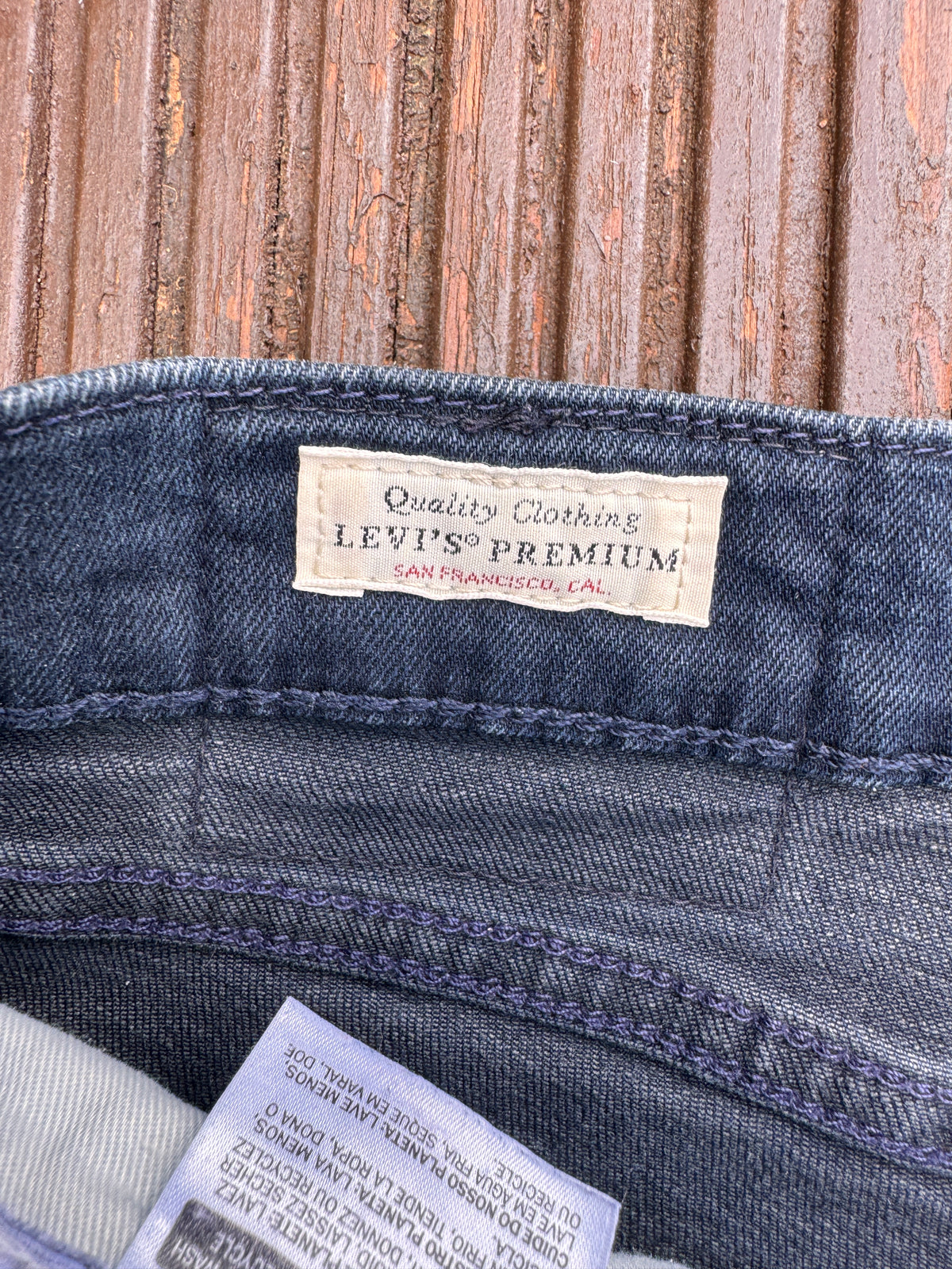 Levis 511 Premium Slim Fit Mens Jeans Blue Denim Stretch W 32 L 32